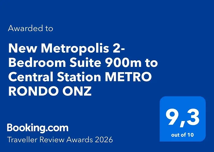 New Metropolis 2-bedroom 900m To Station With Air-conditioning Warsaw